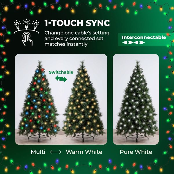 Christmas Tree String Lights 1-Touch Sync All by Masons Home Decor - Christmas Tree Singapore