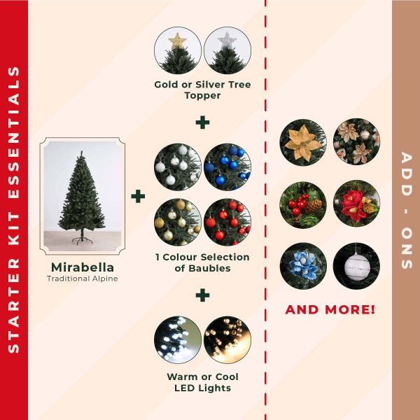 Mirabella Dense & Full Christmas Tree Starter Kit