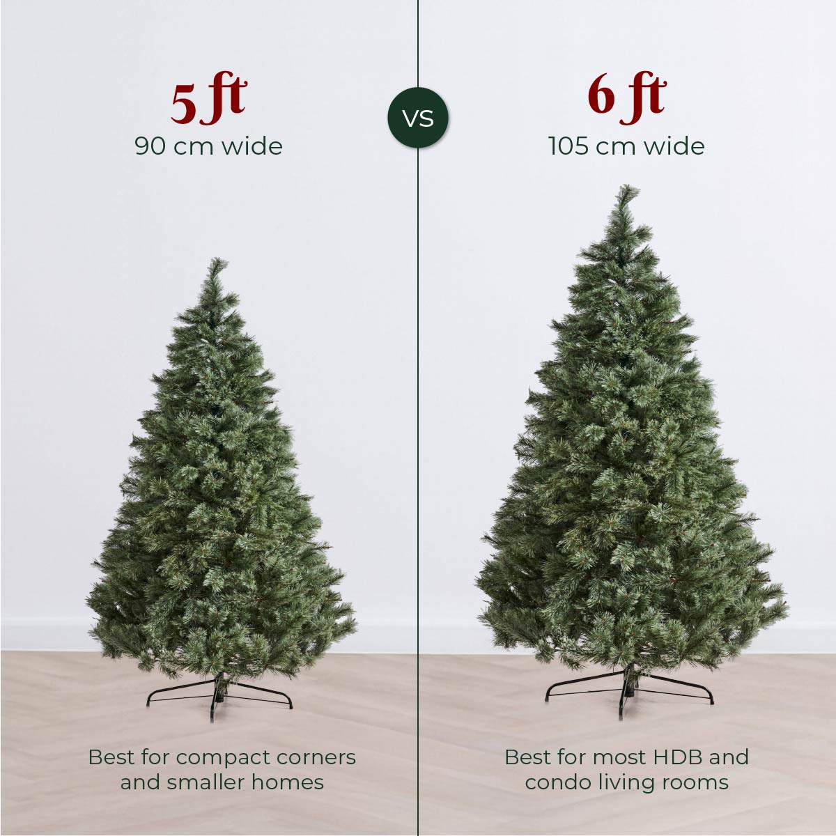 Amazzonia Cashmere Pine Christmas Tree Starter Kit (5ft / 6ft) - Image 5