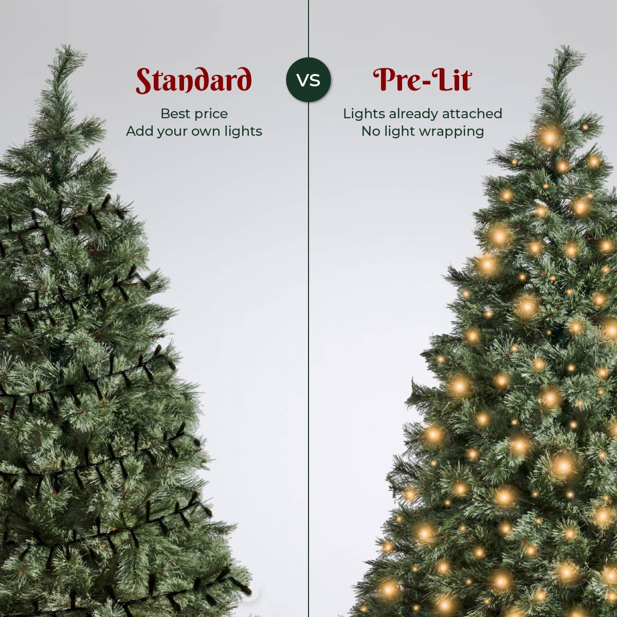 Amazzonia Cashmere Pine Christmas Tree Starter Kit (5ft / 6ft) - Image 6