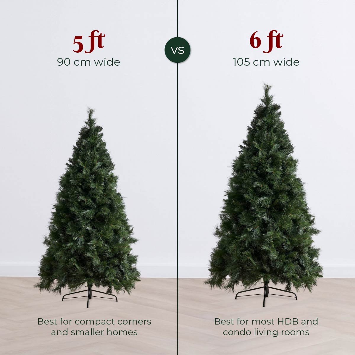 Abaco Giant Needle Pine Christmas Tree Starter Kit (5ft / 6ft) - Image 5