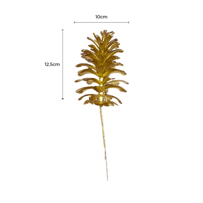 Kishi Pine Cone Gold Christmas Ornament by Masons Home Decor - Christmas Tree Singapore