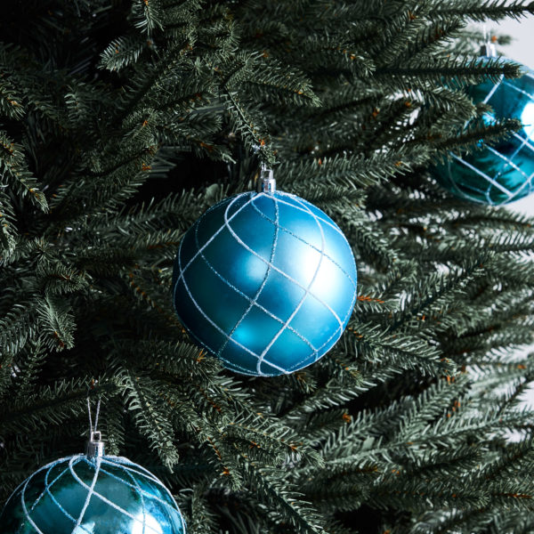 afyon blue bauble- christmas ornaments by masons home decor singapore