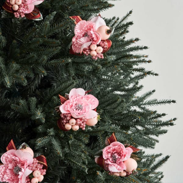 ezra pink peony tree pick - christmas ornaments by masons home decor singapore