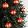 konya red bauble- christmas ornaments by masons home decor singapore