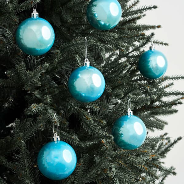 perla tiffany blue baubles - christmas ornaments by masons home decor singapore