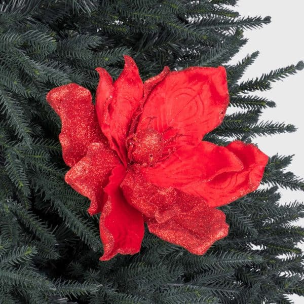 Elizabeth Magnolia Artificial Flower - Red