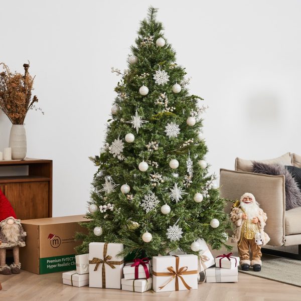 White theme artficial Christmas tree