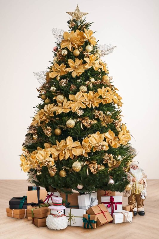 grand gold theme christmas tree premium bundle by masons home decor