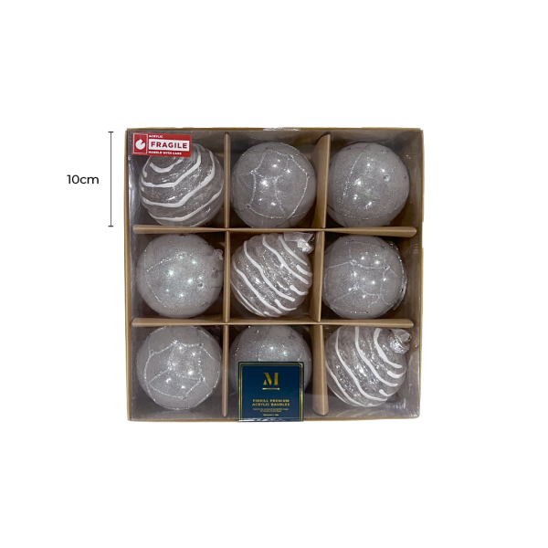 Boisterous Premium Acrylic Baubles by Masons Home Decor - Christmas Tree Singapore