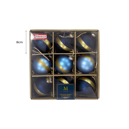 Census Glass Baubles by Masons Home Decor - Christmas Tree Singapore