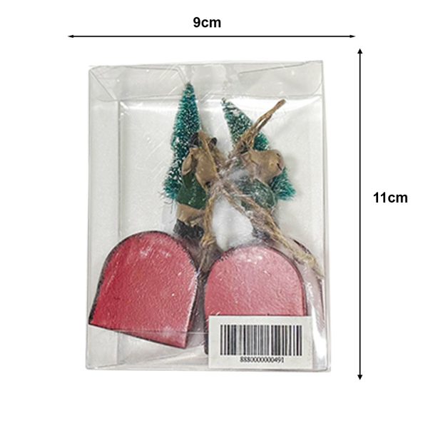 Cozbi Letterbox Red Baubles Dimensions