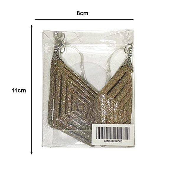 Eden Baubles Champagne Gold Dimensions