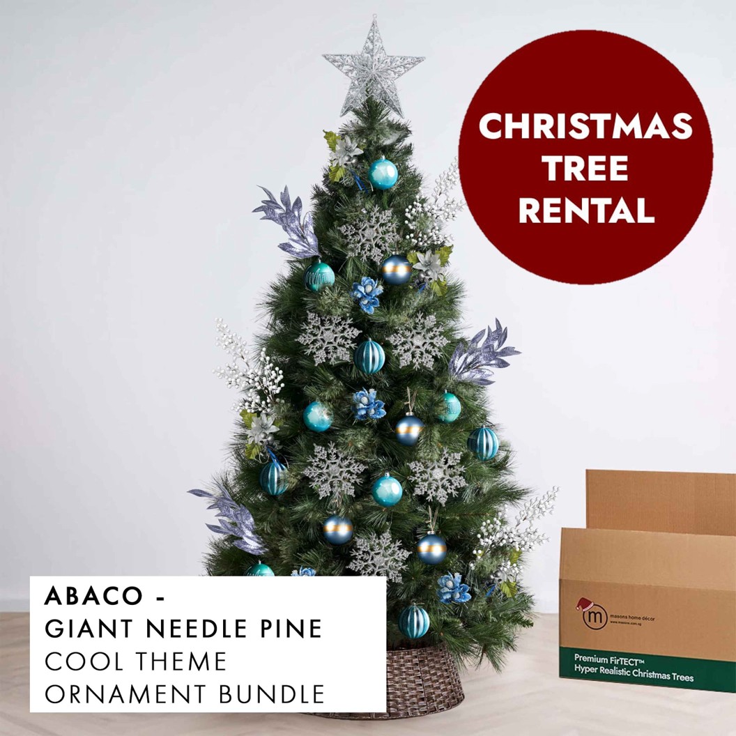 Cool Theme Christmas Tree Rental Abaco by Masons Home Decor - Christmas Tree Singapore