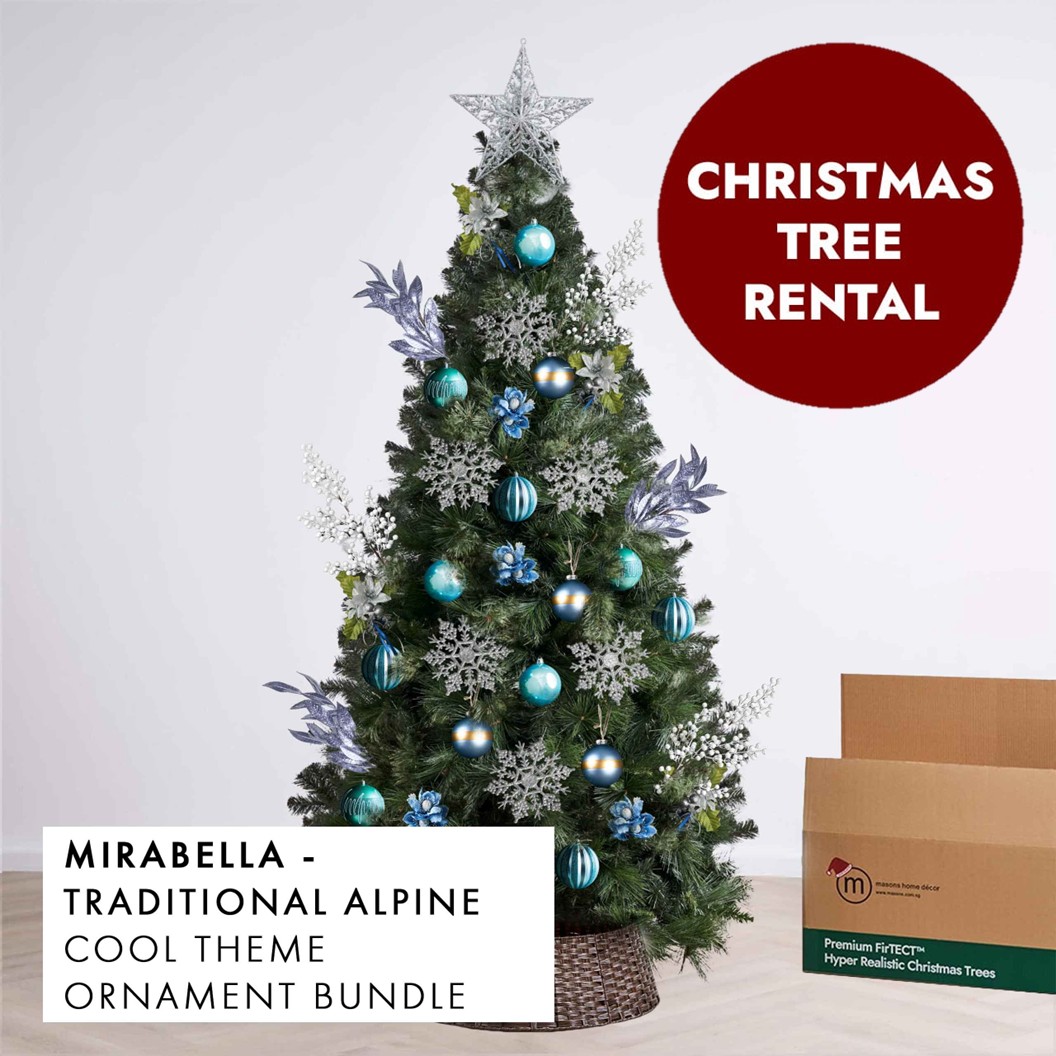 Cool Theme Christmas Tree Rental Mirabella by Masons Home Decor - Christmas Tree Singapore