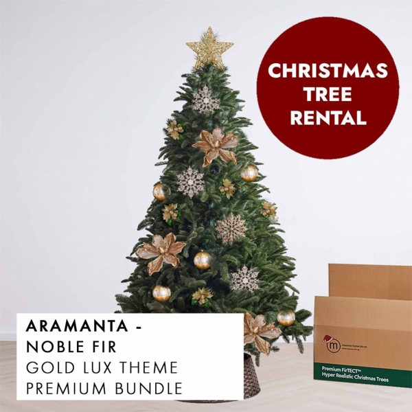 Gold Lux Theme Christmas Tree Rental Aramanta by Masons Home Decor - Christmas Tree Singapore