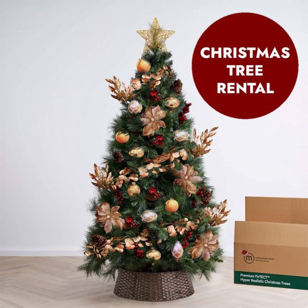 Grand Champagne Christmas Tree Rental by Masons Home Decor - Christmas Tree Singapore