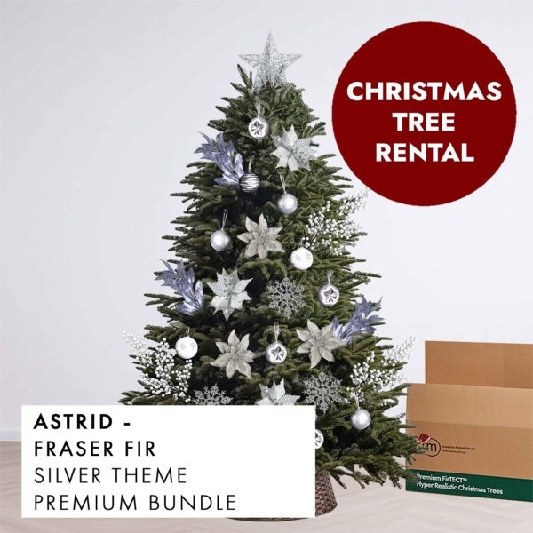 Silver Theme Christmas Tree Rental Astrid by Masons Home Decor - Christmas Tree Singapore