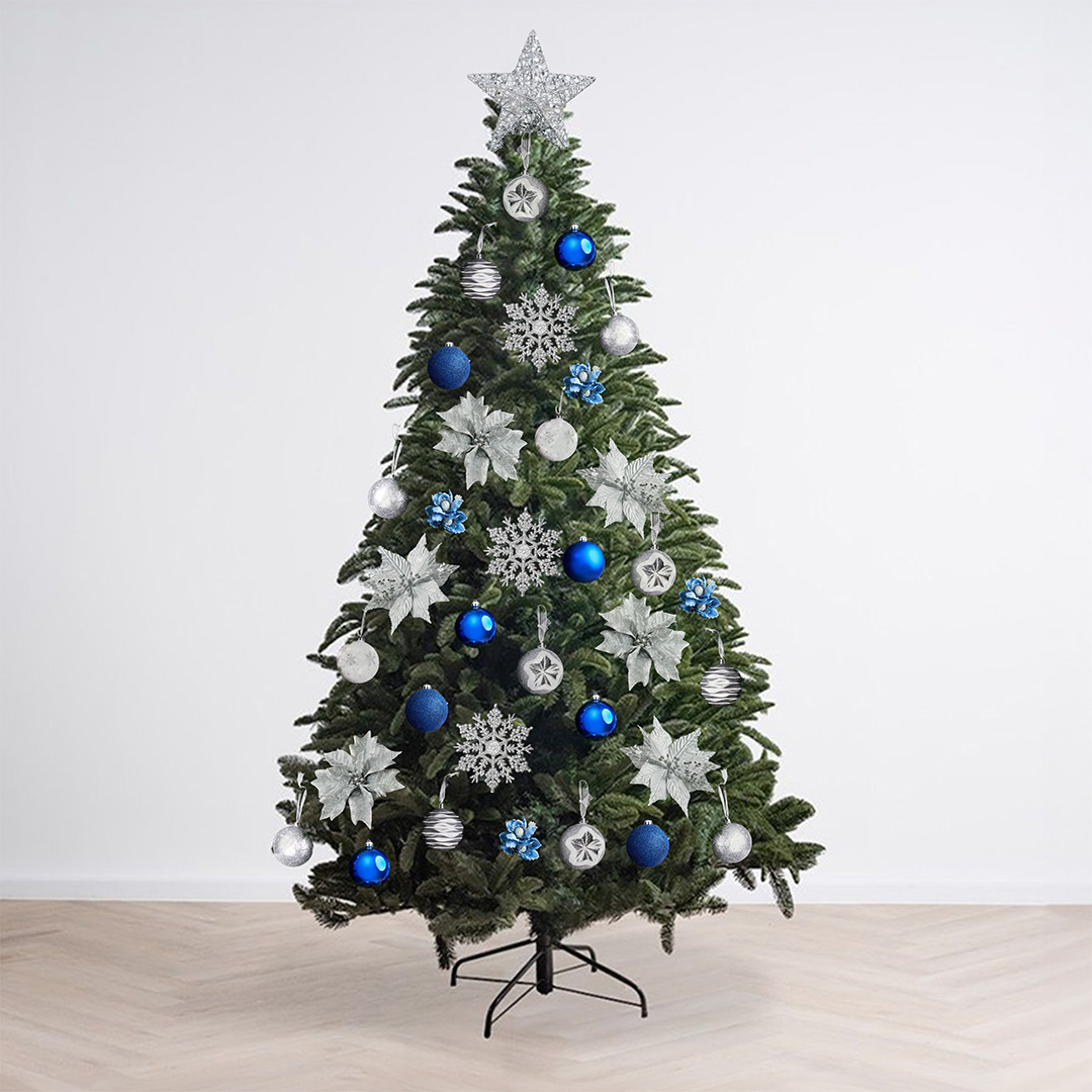 Cool theme artificial Christmas tree