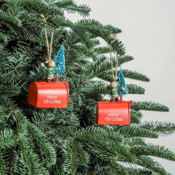 Cozbi Letterbox Baubles Red by Masons Home Decor - Christmas Tree Singapore