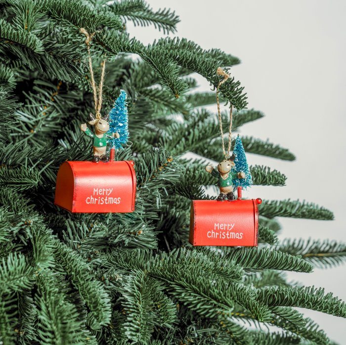 Cozbi Letterbox Baubles Red by Masons Home Decor - Christmas Tree Singapore