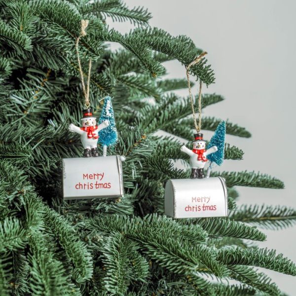 Cozbi Letterbox White Baubles by Masons Home Decor - Christmas Tree Singapore