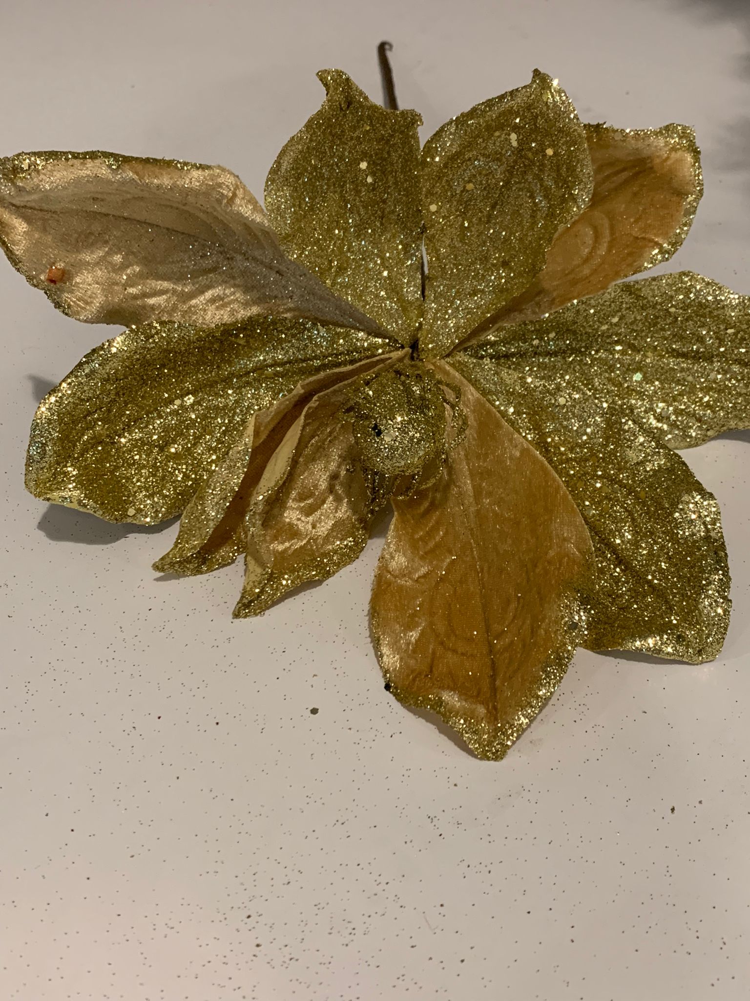 Elizabeth Magnolia Artificial Flower - Gold - Image 3