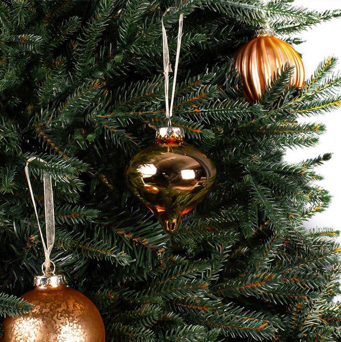 Emmanuel Glass Baubles by Masons Home Decor - Christmas Tree Singapore