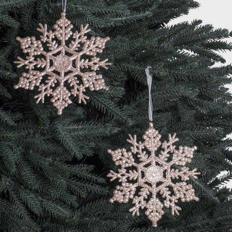 Giant Snow Flake Bronze Baubles by Masons Home Decor - Christmas Tree Singapore