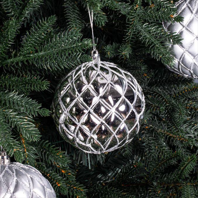 Malatya Silver Baubles by Masons Home Decor - Christmas Tree Singapore