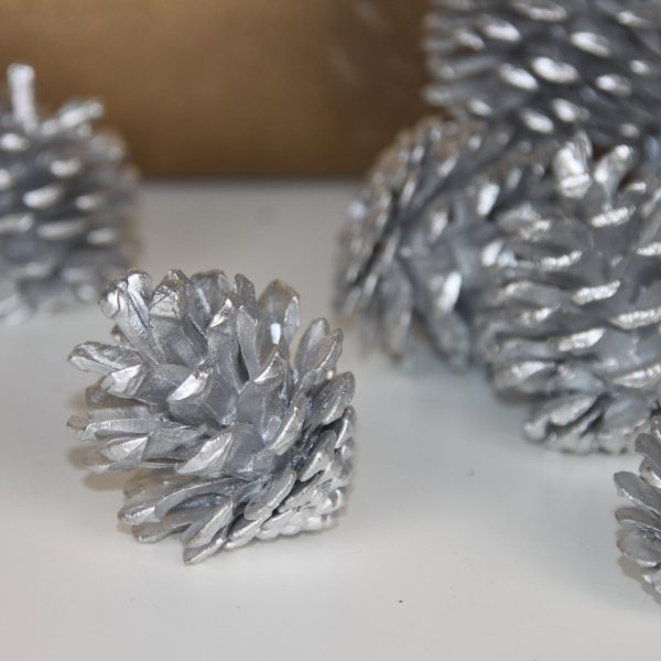 Mini Pine Cone Silver by Masons Home Decor Singapore (2)