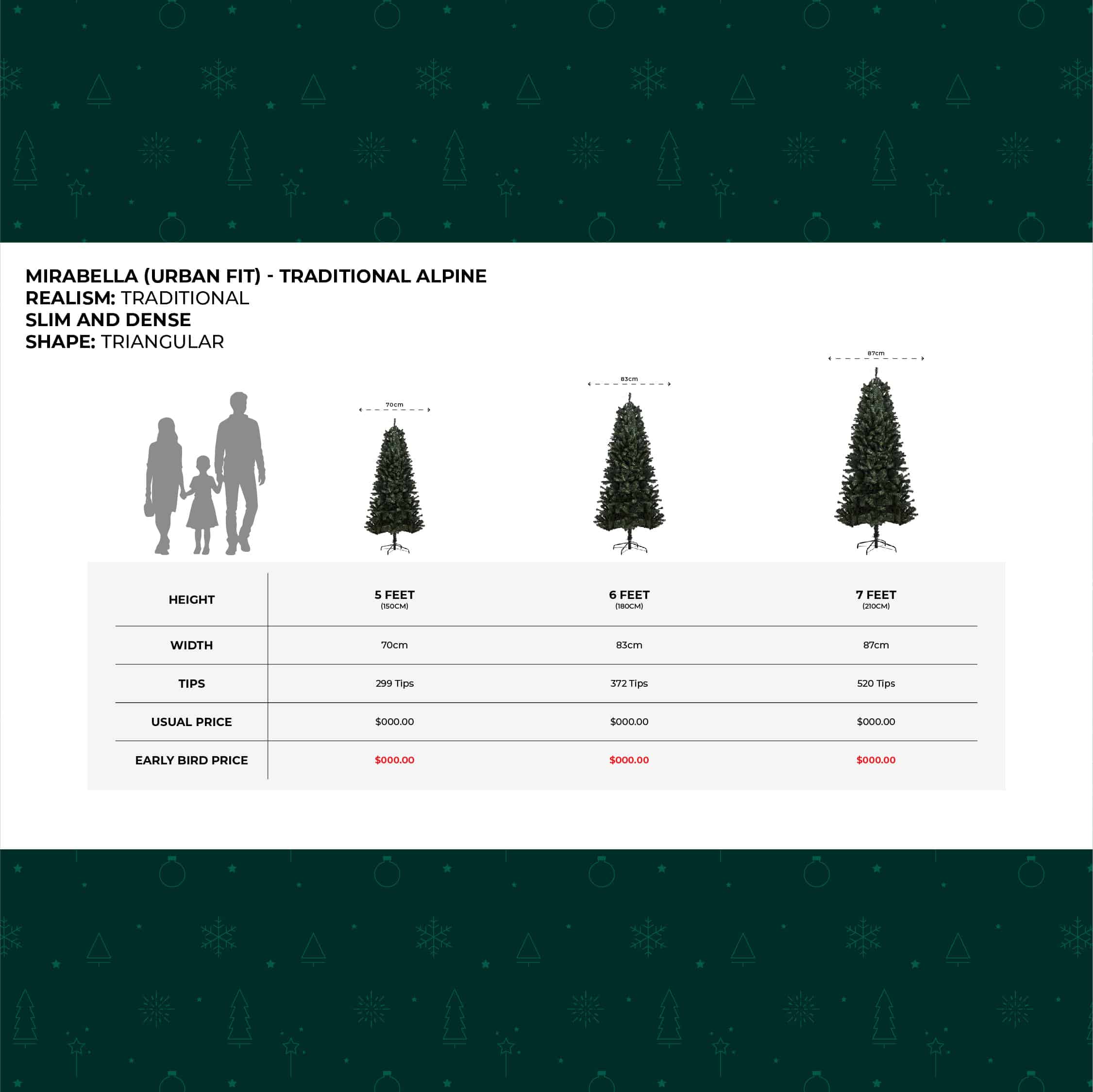 Mirabella Urban Fit Christmas Tree Starter Kit (Budget Option) - Image 6