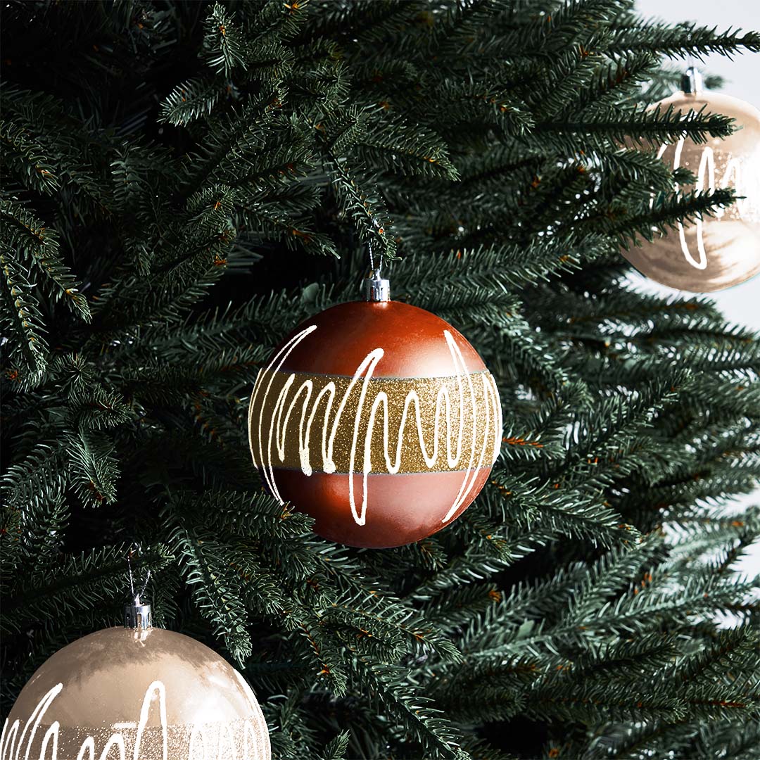 Rize Bronze Baubles by Masons Home Decor - Christmas Tree Singapore