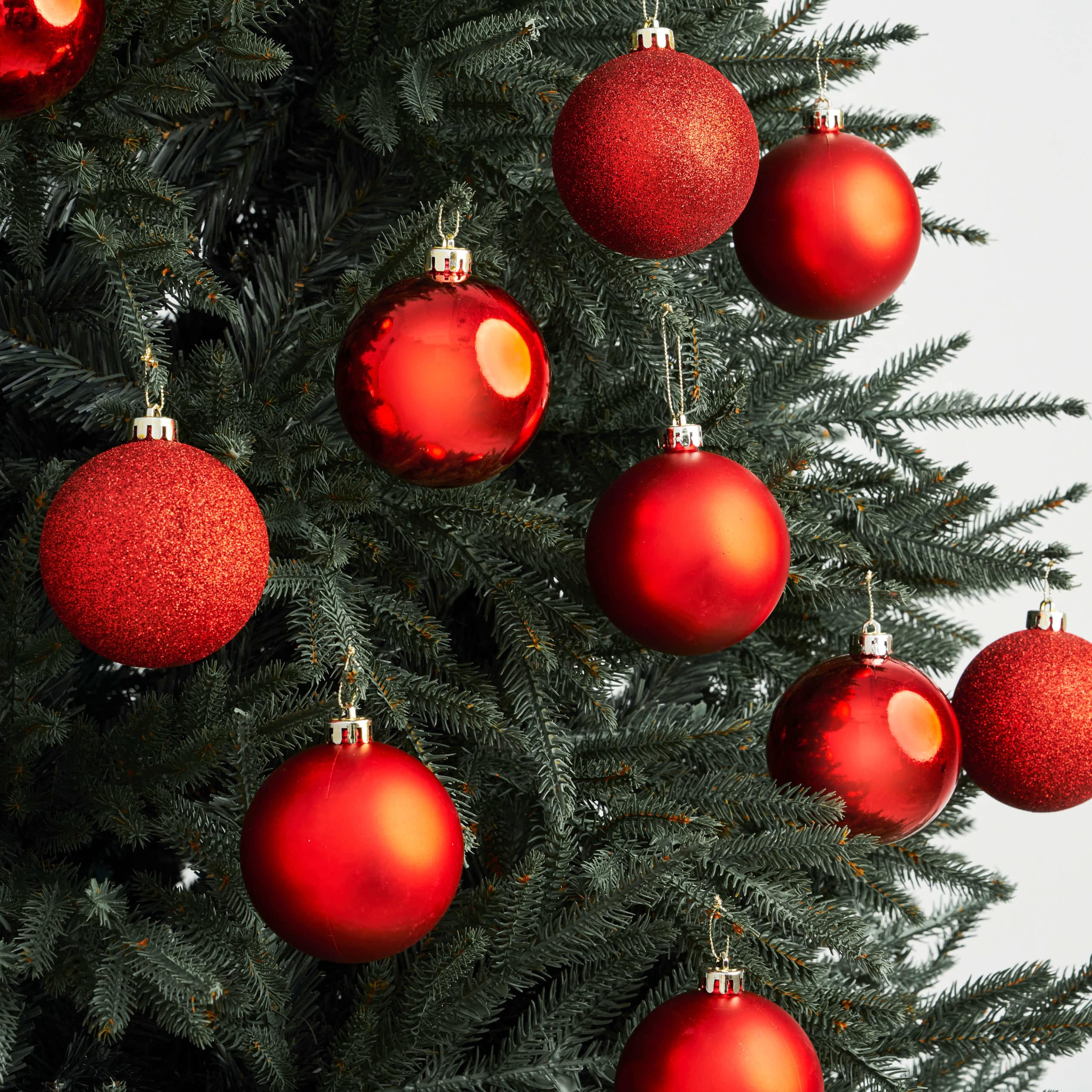 palline red baubles - christmas ornaments by masons home decor singapore