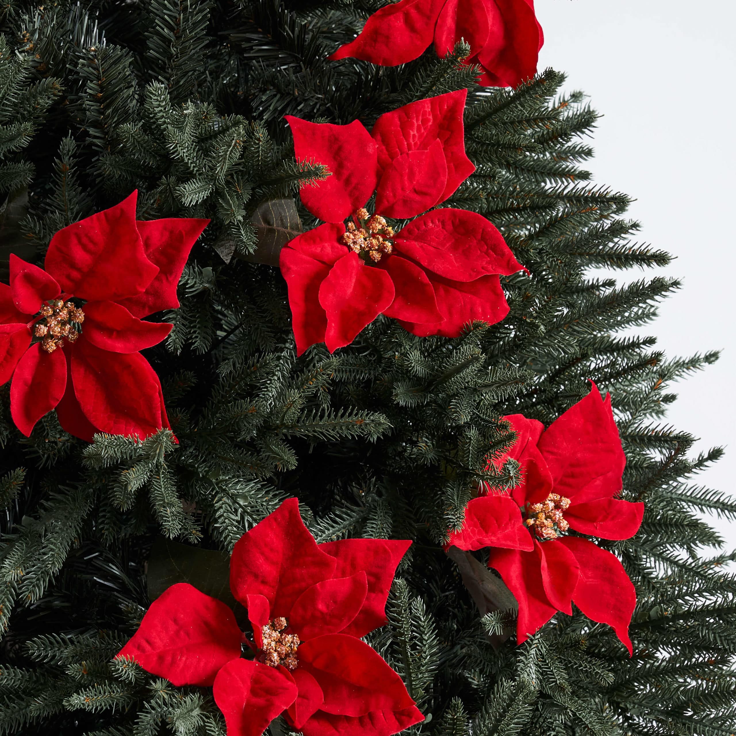 Poinsettia Bunch - Christmas ornaments by Masons Home Decor - Christmas Tree Singapore