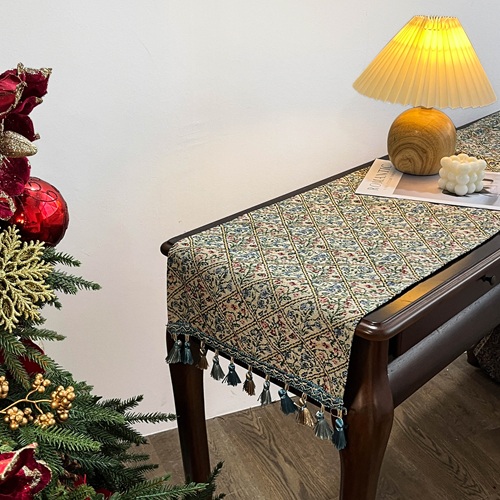 ISLENN Geometric Woven Table Runner by Masons Home Decor - Christmas Tree Singapore