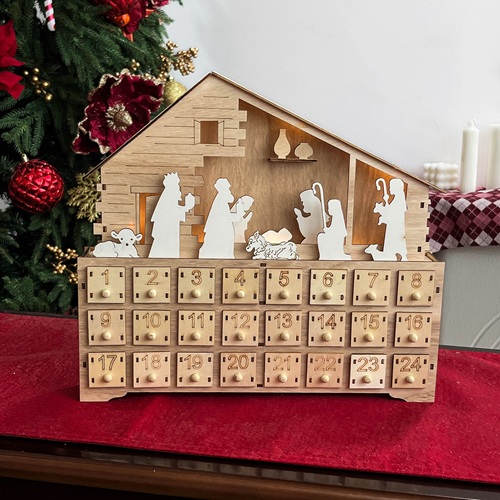 WOODVALE Manor Advent Calendar by Masons Home Decor - Christmas Tree Singapore