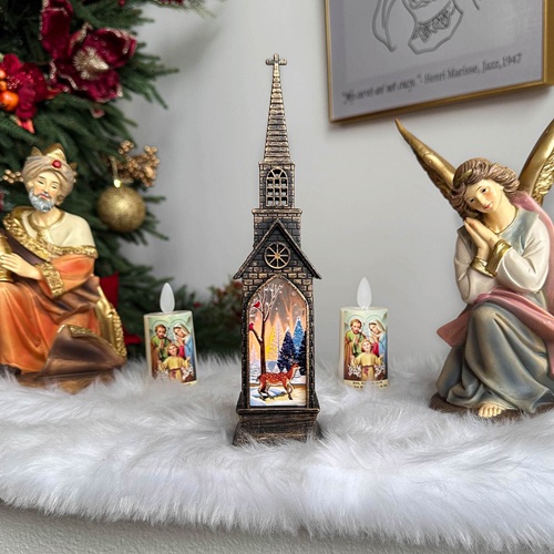 BRIARVALE Cathedral Lantern - Reindeer by Masons Home Decor - Christmas Tree Singapore