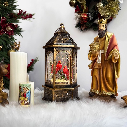 WYNTERLYN Snowing Lantern - Birds by Masons Home Decor - Christmas Tree Singapore