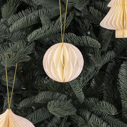 ELDRIA Winter Bauble Set - Ivory by Masons Home Decor - Christmas Tree Singapore