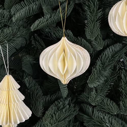 ELDRIA Winter Bauble Set - Ivory by Masons Home Decor - Christmas Tree Singapore