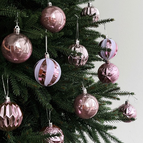 AURESSA Rose Luxe Bauble Set by Masons Home Decor - Christmas Tree Singapore