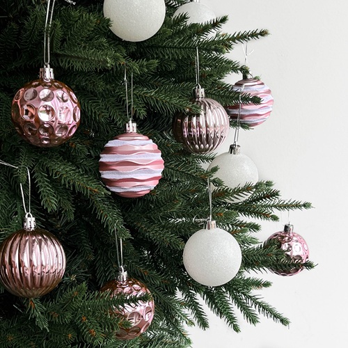ROSAVN Sugarblush Bauble Set by Masons Home Decor - Christmas Tree Singapore