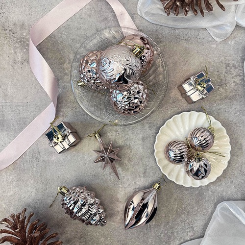 OPHERINE RoseStone Elegance Ornament Set by Masons Home Decor - Christmas Tree Singapore