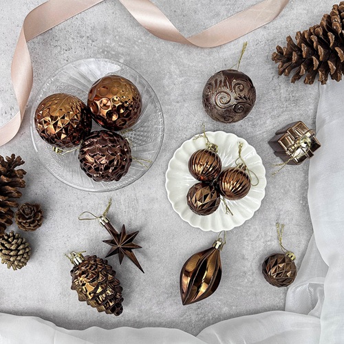 SOLENE Gilded Light Ornament Set by Masons Home Decor - Christmas Tree Singapore