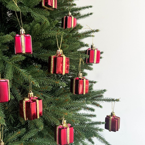 PRISMARA Mini Gift Box Bauble Set - Red