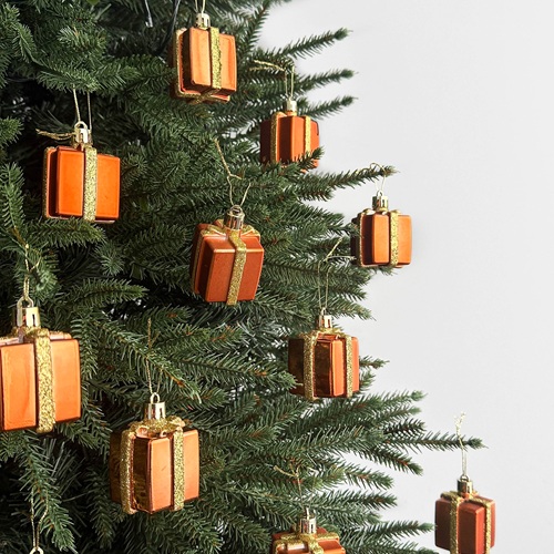 PRISMARA Mini Gift Box Bauble Set - Orange by Masons Home Decor - Christmas Tree Singapore