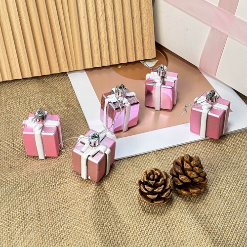 PRISMARA Mini Gift Box Bauble Set - Pink by Masons Home Decor - Christmas Tree Singapore
