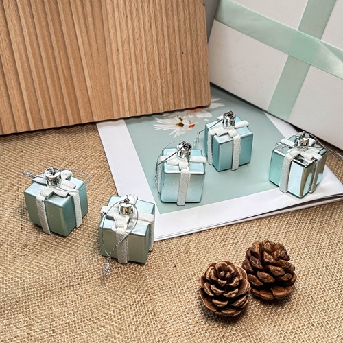 PRISMARA Mini Gift Box Bauble Set - Tiffany Blue by Masons Home Decor - Christmas Tree Singapore