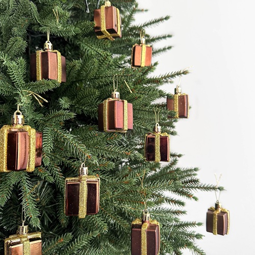 PRISMARA Mini Gift Box Bauble Set - Bronze by Masons Home Decor - Christmas Tree Singapore
